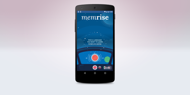 智慧型手機螢幕上的 Memrise 標誌